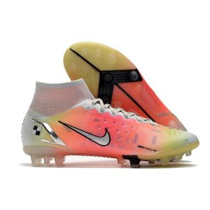 Nike Mercurial Superfly Elite AG PRO Bílá Červená Stříbrná